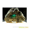 Bescon Mineral Rocks Gem Vines Polyhedral D&D Dice Set من 7 ، لعبة RPG لعب لعبة Dice 7pcs مجموعة